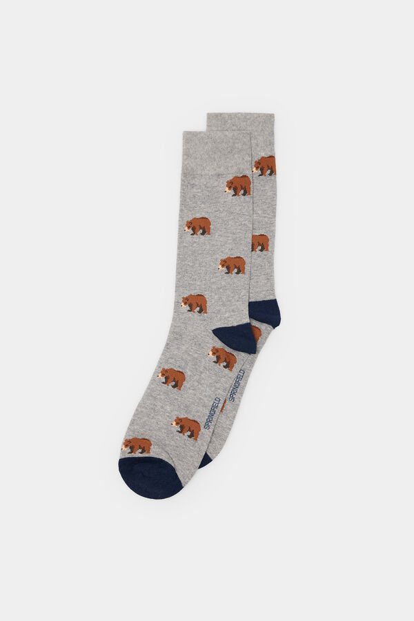 Springfield Sock bears grey