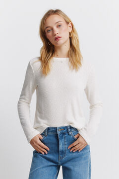 Springfield T-shirt de chenille gola fantasia