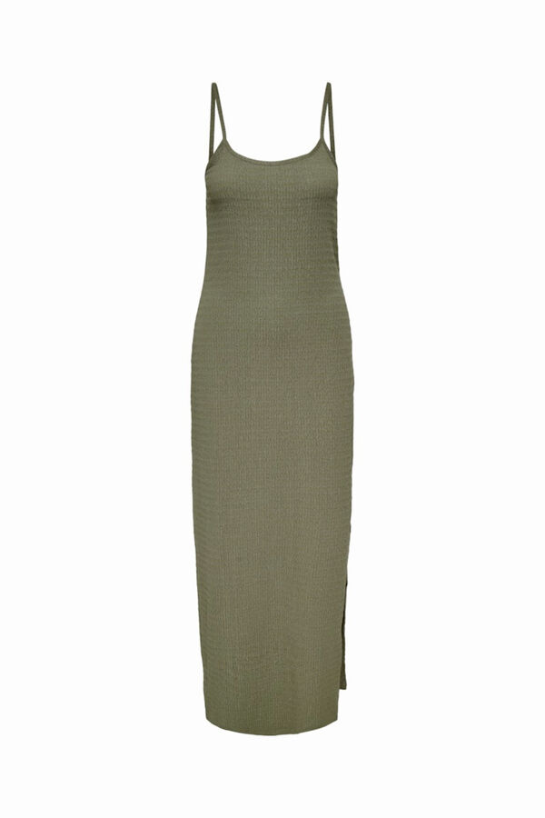 Only Vestido largo verde