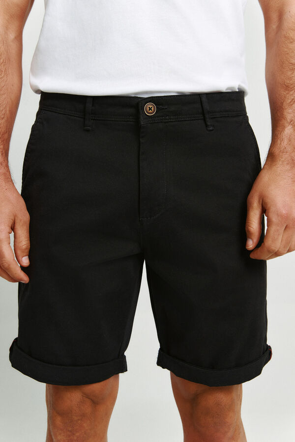 Jack & Jones Chino regular fit Bermuda shorts black