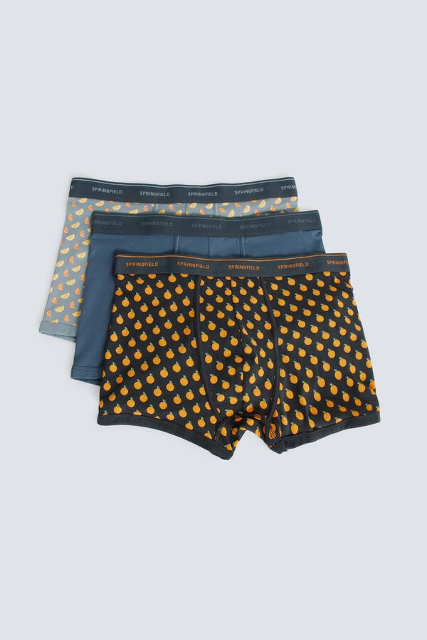 Springfield Citrus 3-pack boxers blue