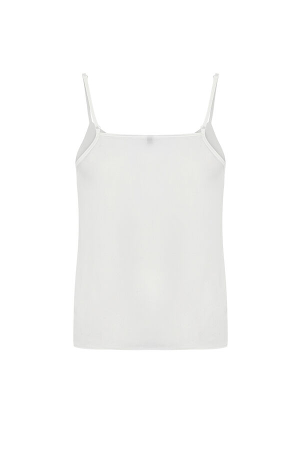 Trendyol Top de tirantes marfil