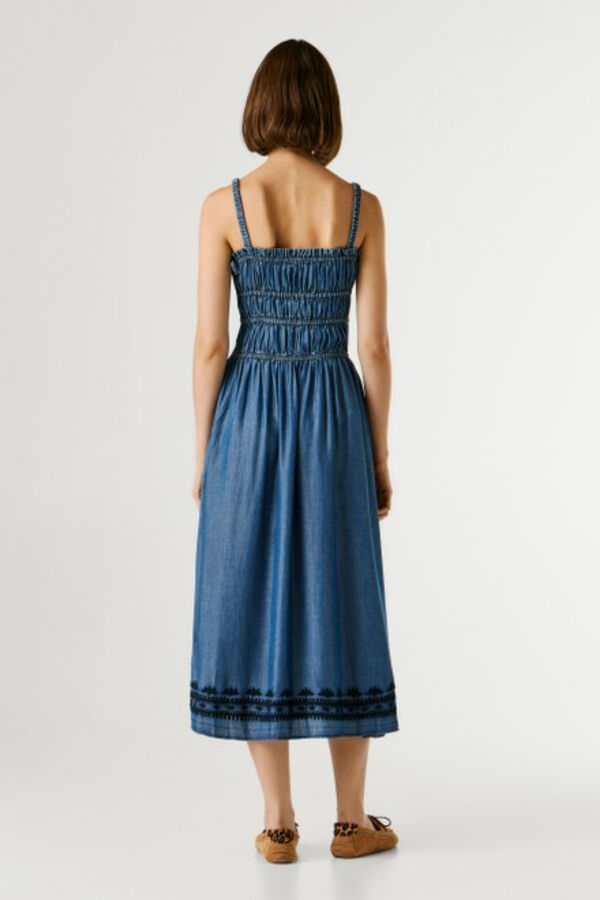 Pepe Jeans Vestido sin mangas azul