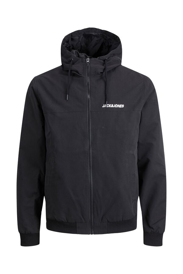 Jack & Jones Hooded bomber jacket black