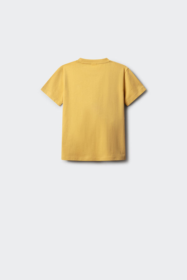 Springfield Kids Osnovna majica kratkih rukava za dečake Žuta