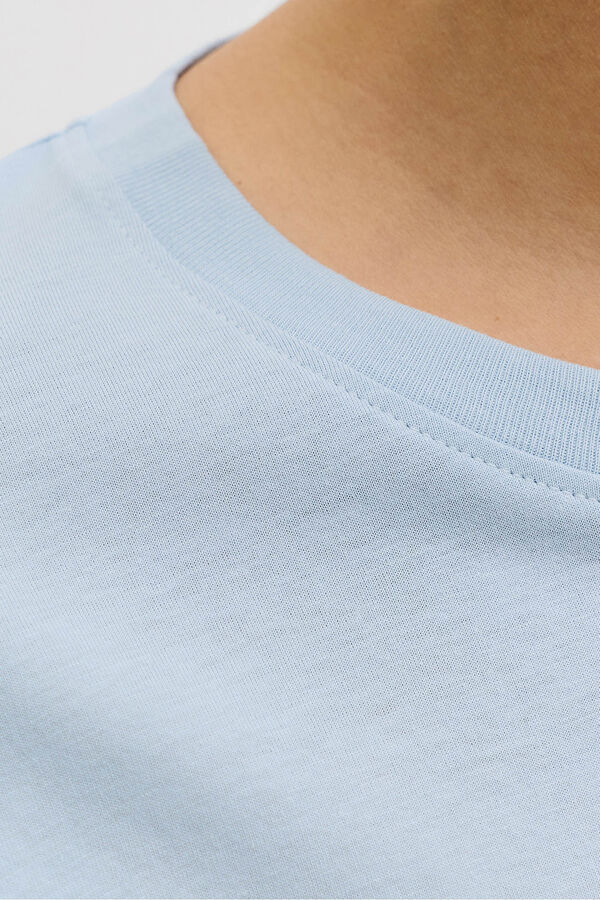 Jack & Jones PLUS Cotton short-sleeved T-shirt blue