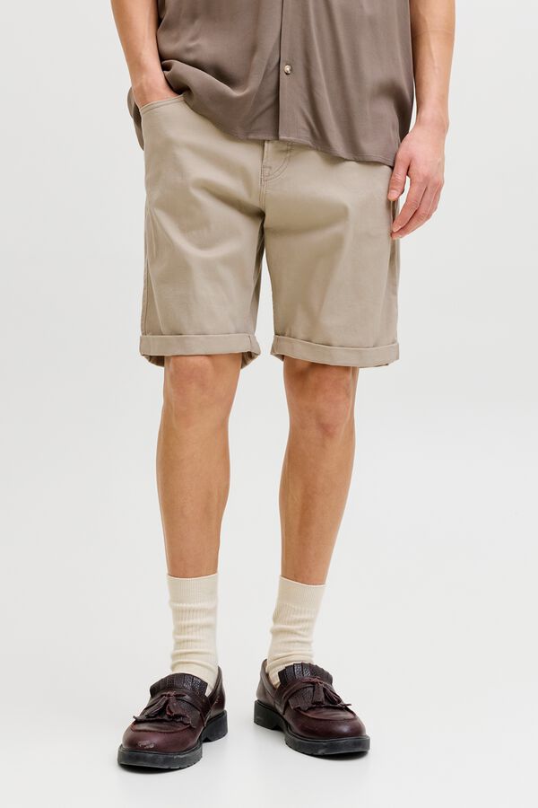 Jack & Jones Serge regular fit Bermuda shorts brown