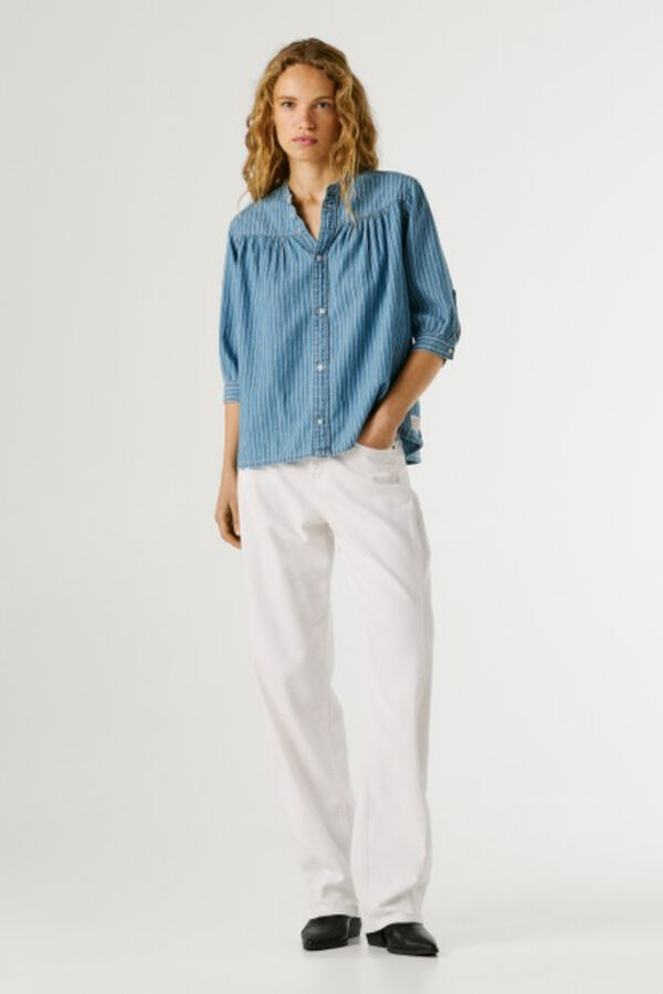 Pepe Jeans Camisa ligera vaquera azul