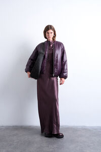 Topshop Chaqueta corta de nylon