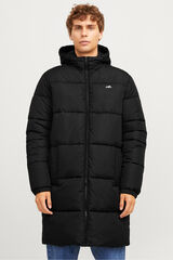 JJ REBEL Chaqueta puffer logo negro