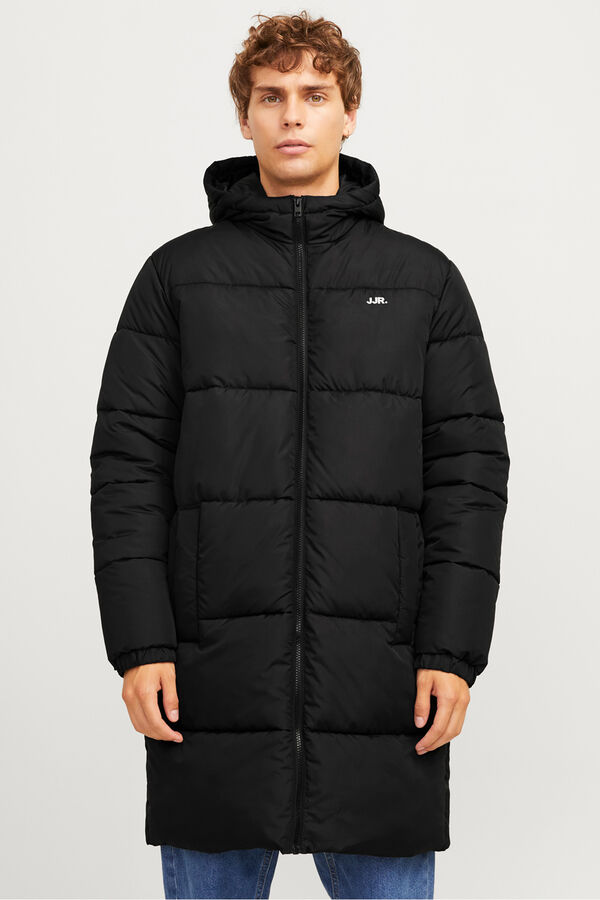 JJ REBEL Chaqueta puffer logo negro