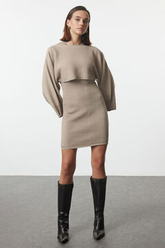 Trendyol Vestido mini con capa