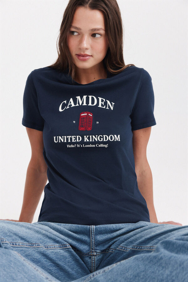 Springfield England short sleeve T-shirt blue