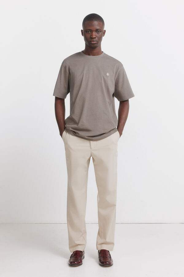 Springfield Springfield logo basic t-shirt grey