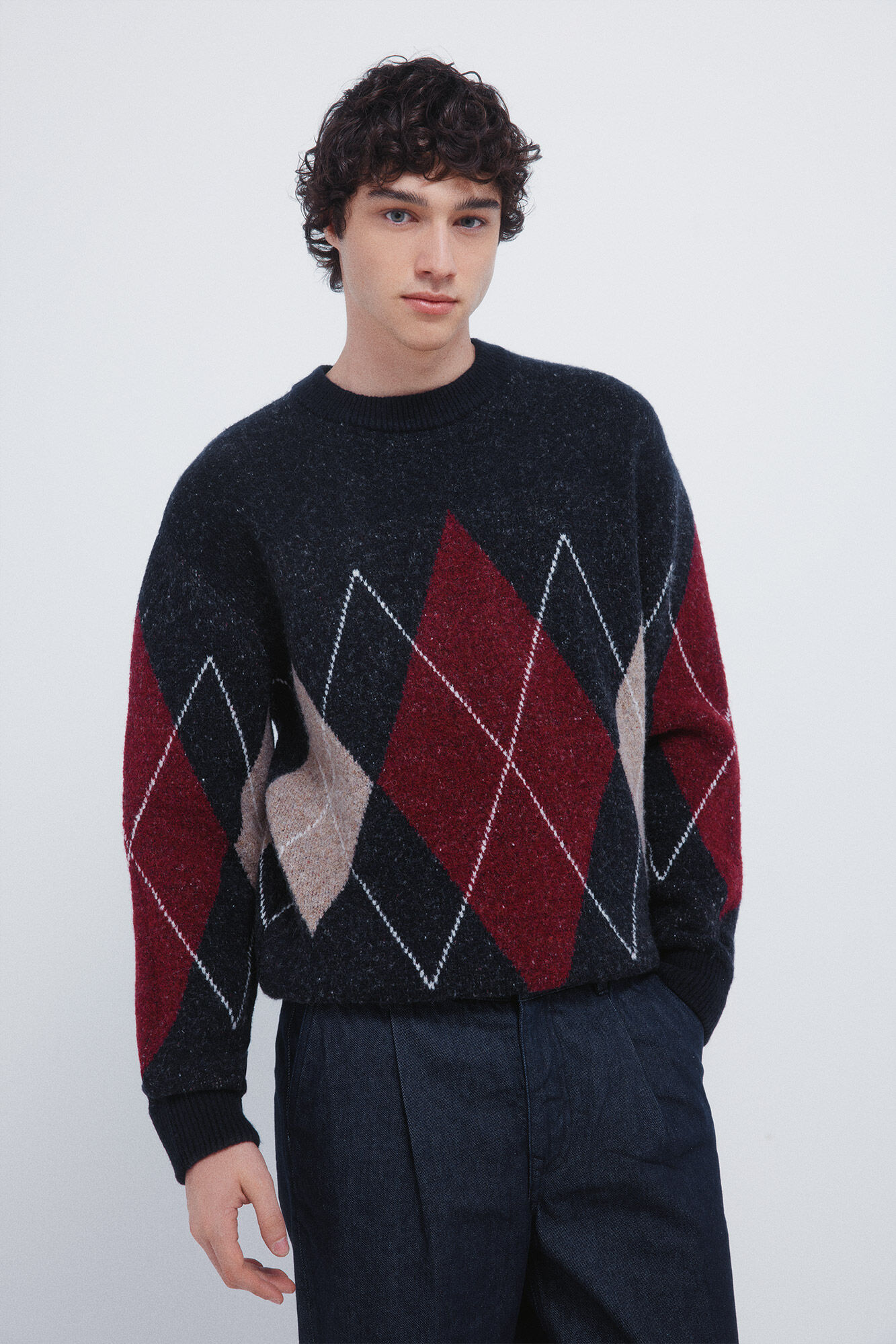 Springfield Fancy diamond-patterned jumper