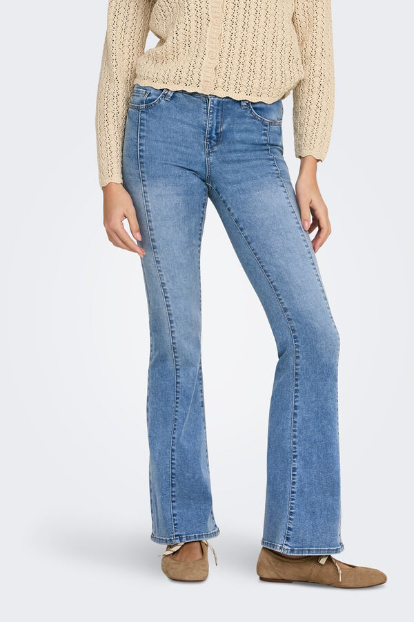 Only Jeans flared retro azul
