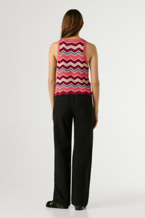 Pepe Jeans Round neck short sleeve T-shirt red