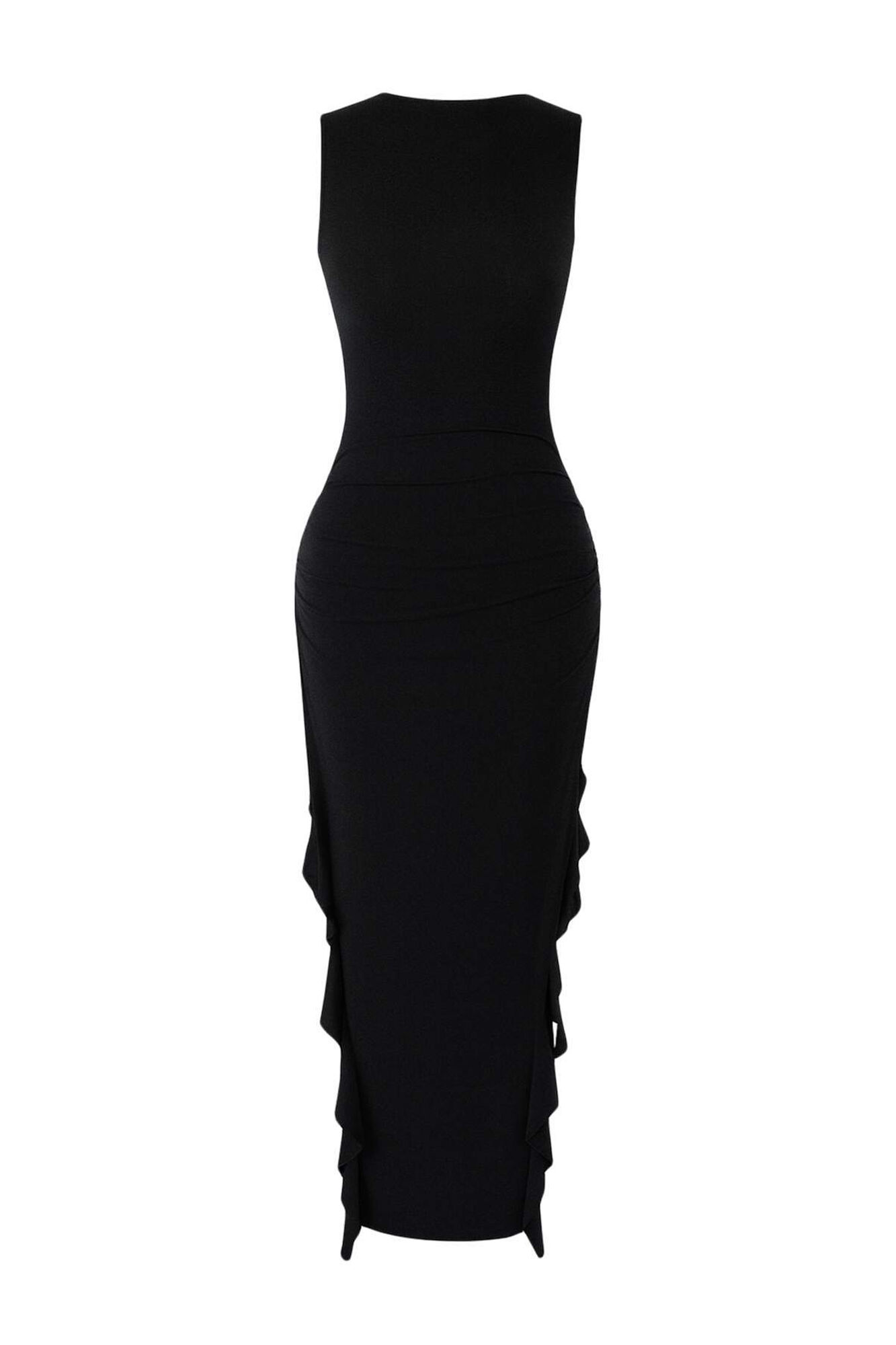 Trendyol Vestido comprido com abertura