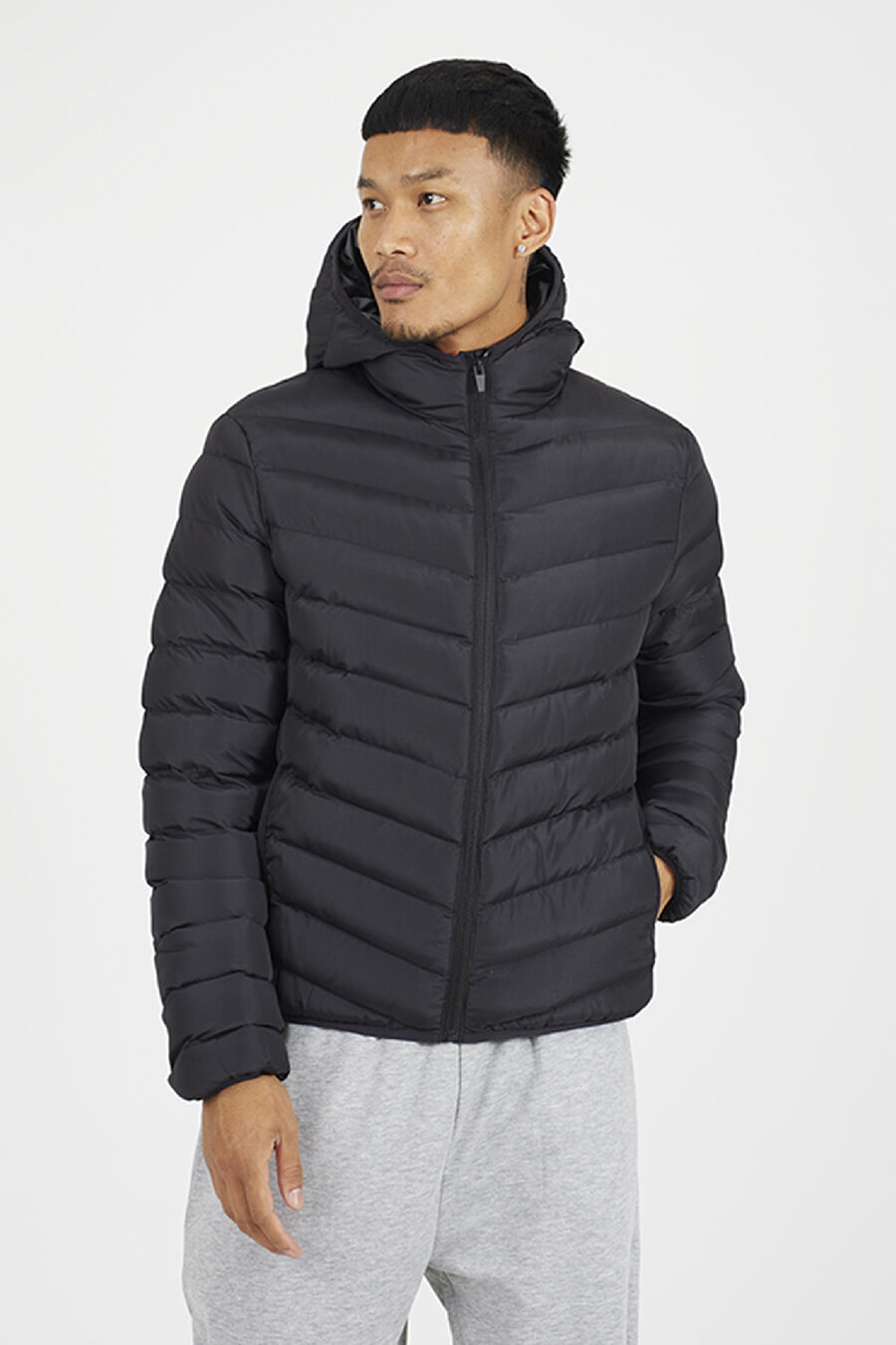 Chaqueta acolchada con capucha