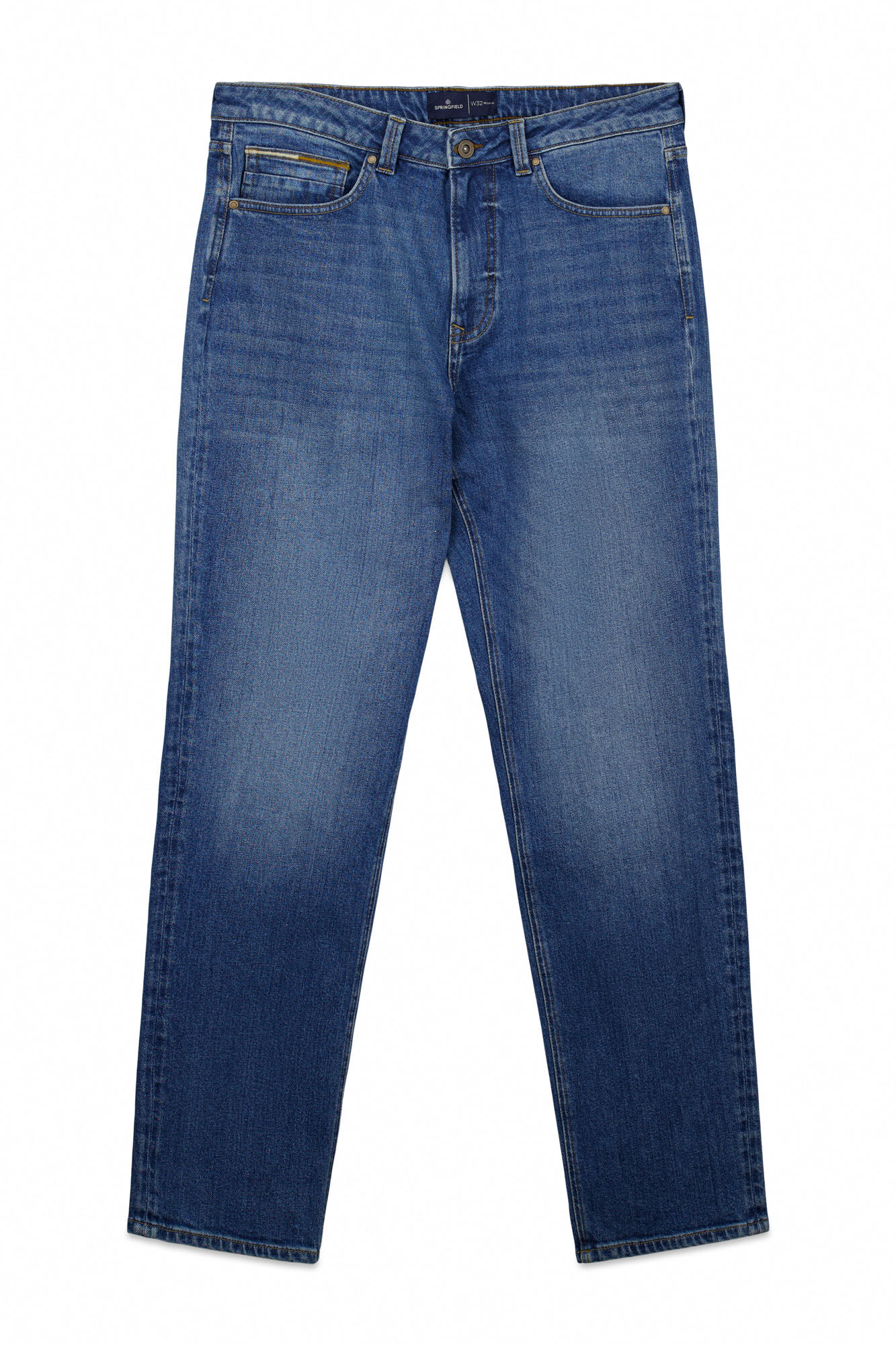 Springfield Medium wash regular fit jeans