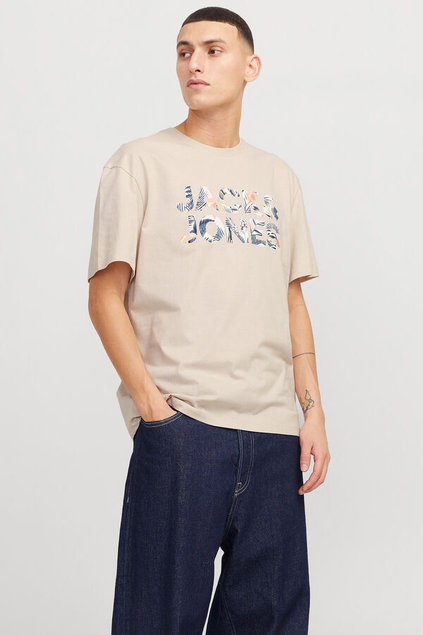 Jack & Jones Camiseta relaxed fit gris
