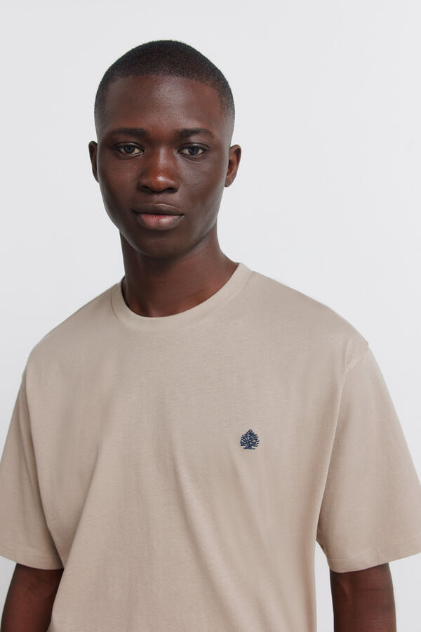 Springfield Springfield logo basic t-shirt nude