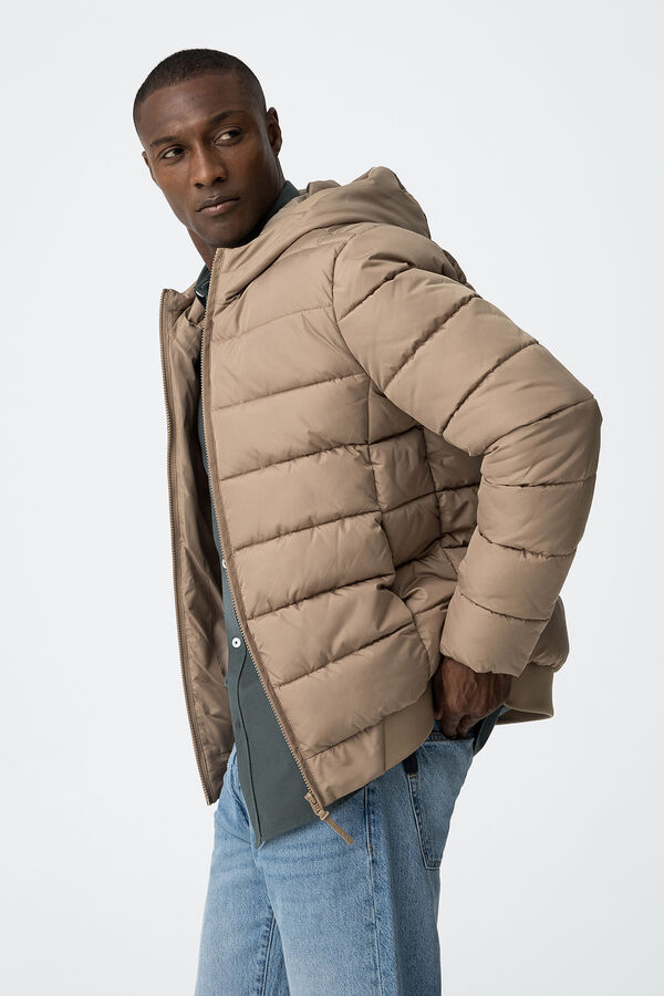 Tiffosi Chaqueta Acolchada Resistente al Viento nude