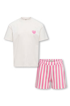 Only Girls Pijama con estampado delantero