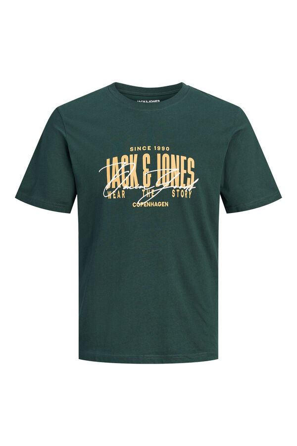 Jack & Jones Short sleeve T-shirt logo blue