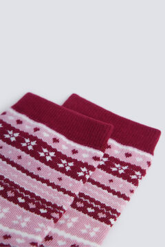 Springfield Calcet&iacute;n largo jacquard cenefas