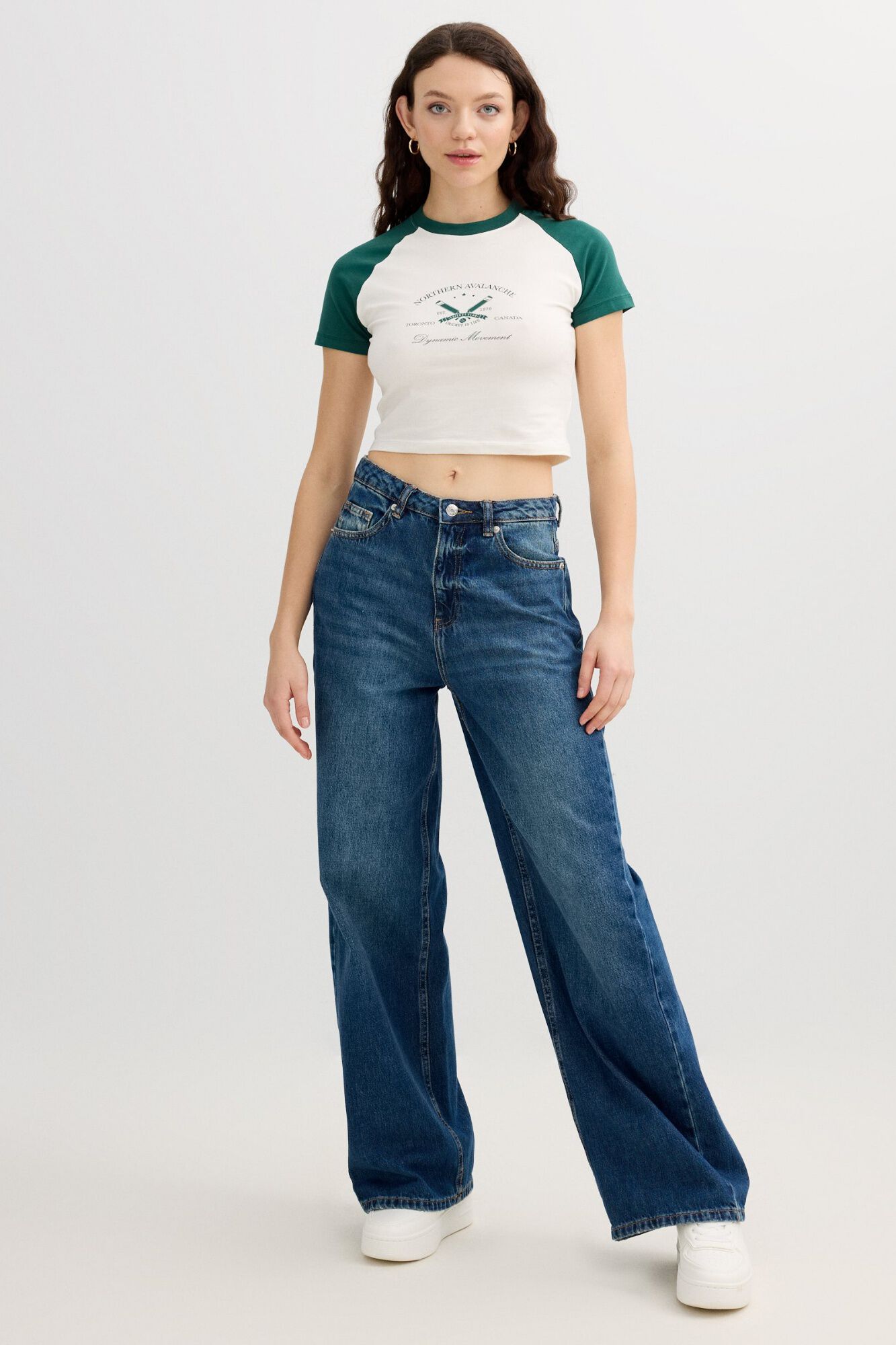 Inside T-shirt desportiva crop