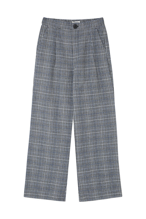 Springfield Pantalón cuadros gris medio