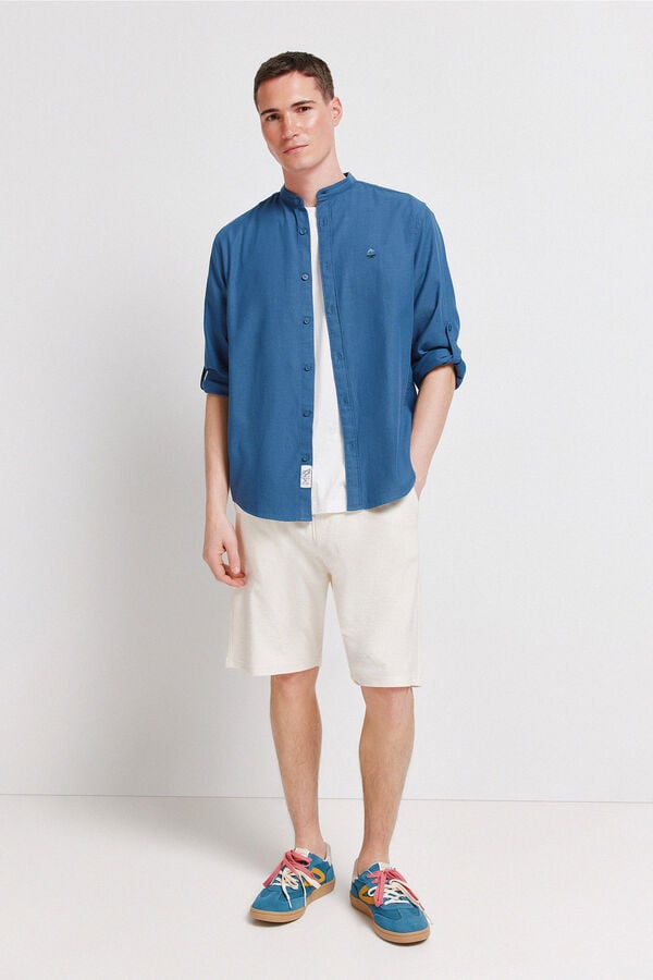 Springfield Structured shirt blue