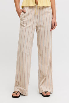 Jack & Jones Pantal&oacute;n de lino regular