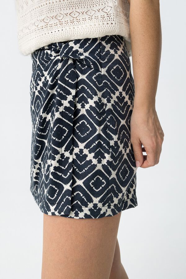 Tiffosi Printed skort azul