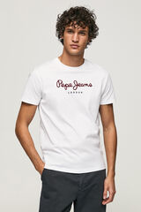 Springfield Regular fit Eggo T-shirt white