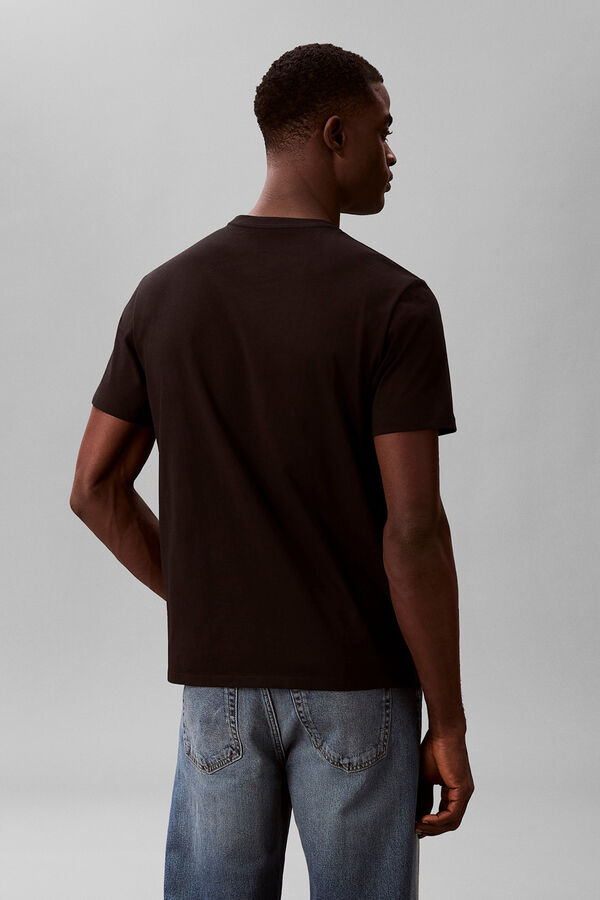 Calvin Klein T-shirt com estampado preto