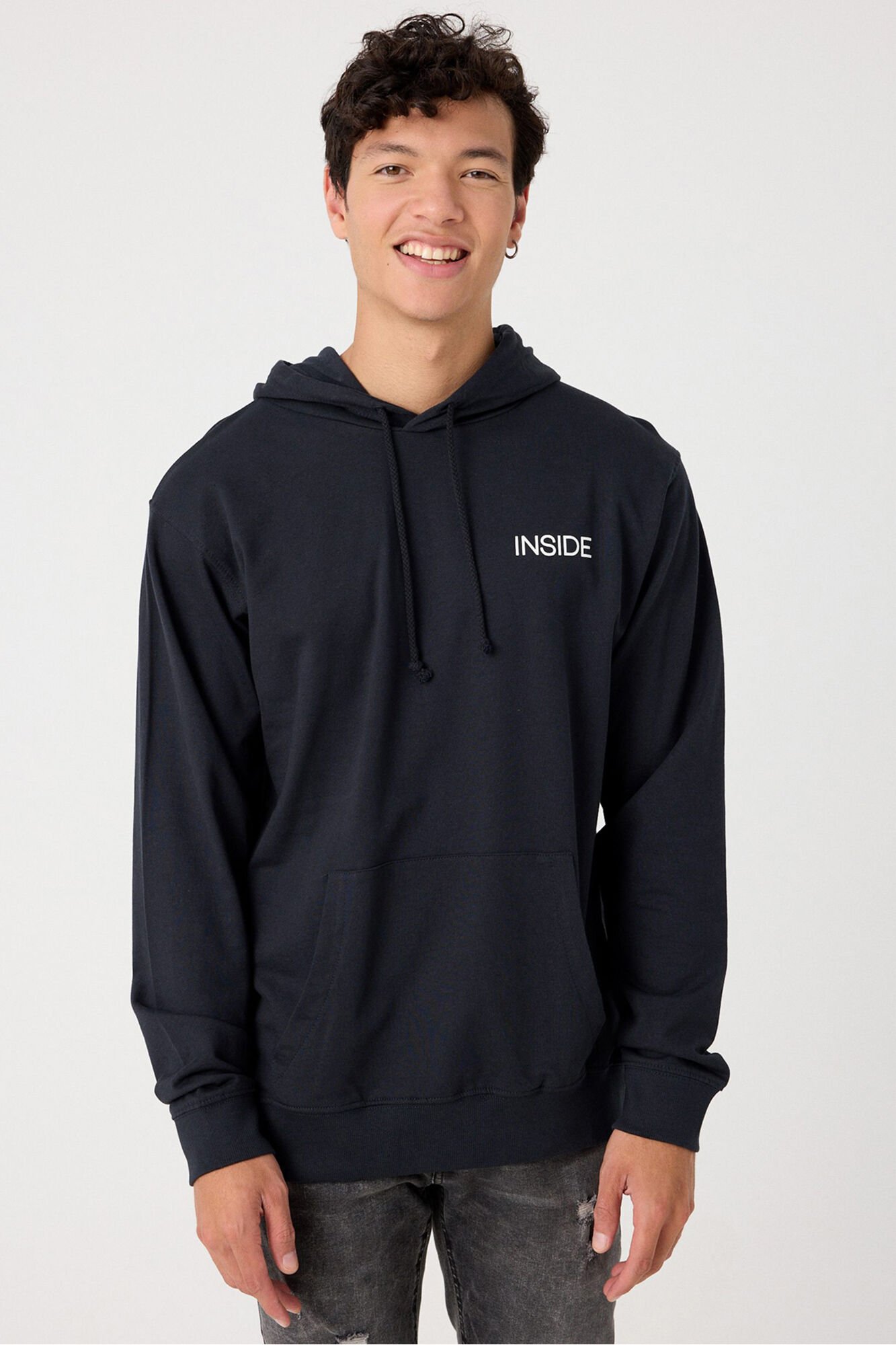 Inside Moletom com logo sweatshirt