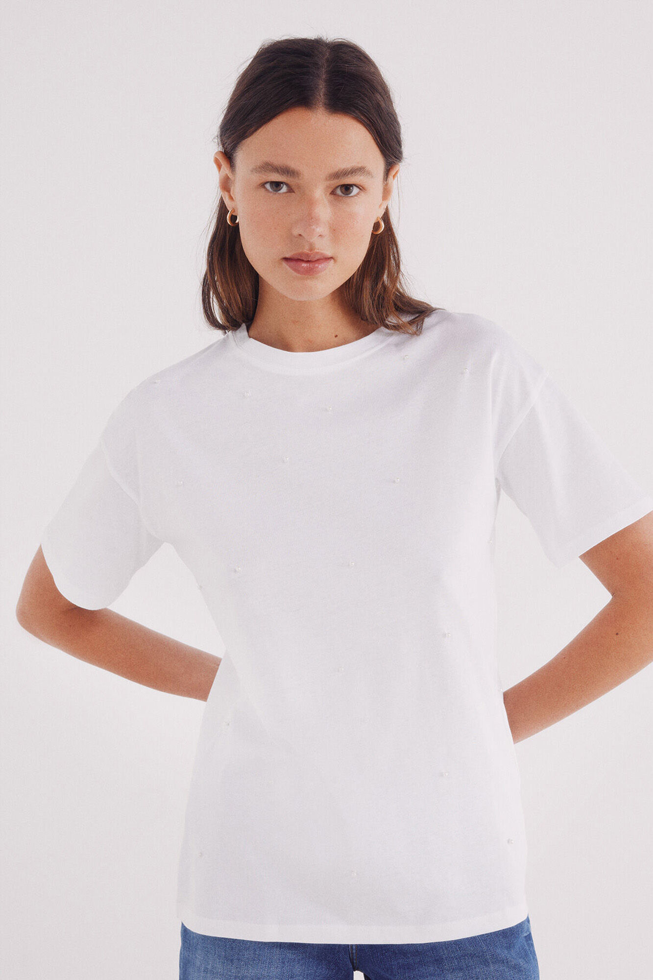 Springfield Front pearl T-shirt