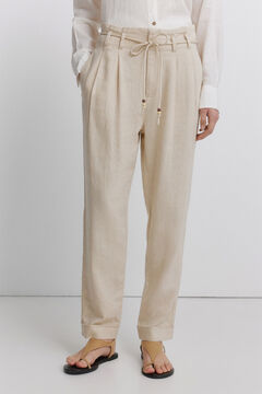 Springfield Linen trousers