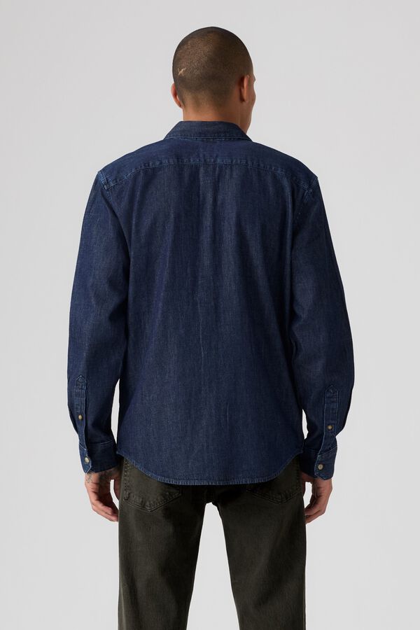 Levi's Denim shirt with buttons blue