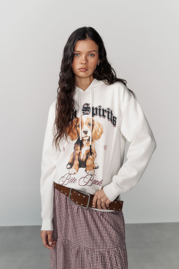 High Spirits Sweatshirt Barky bege