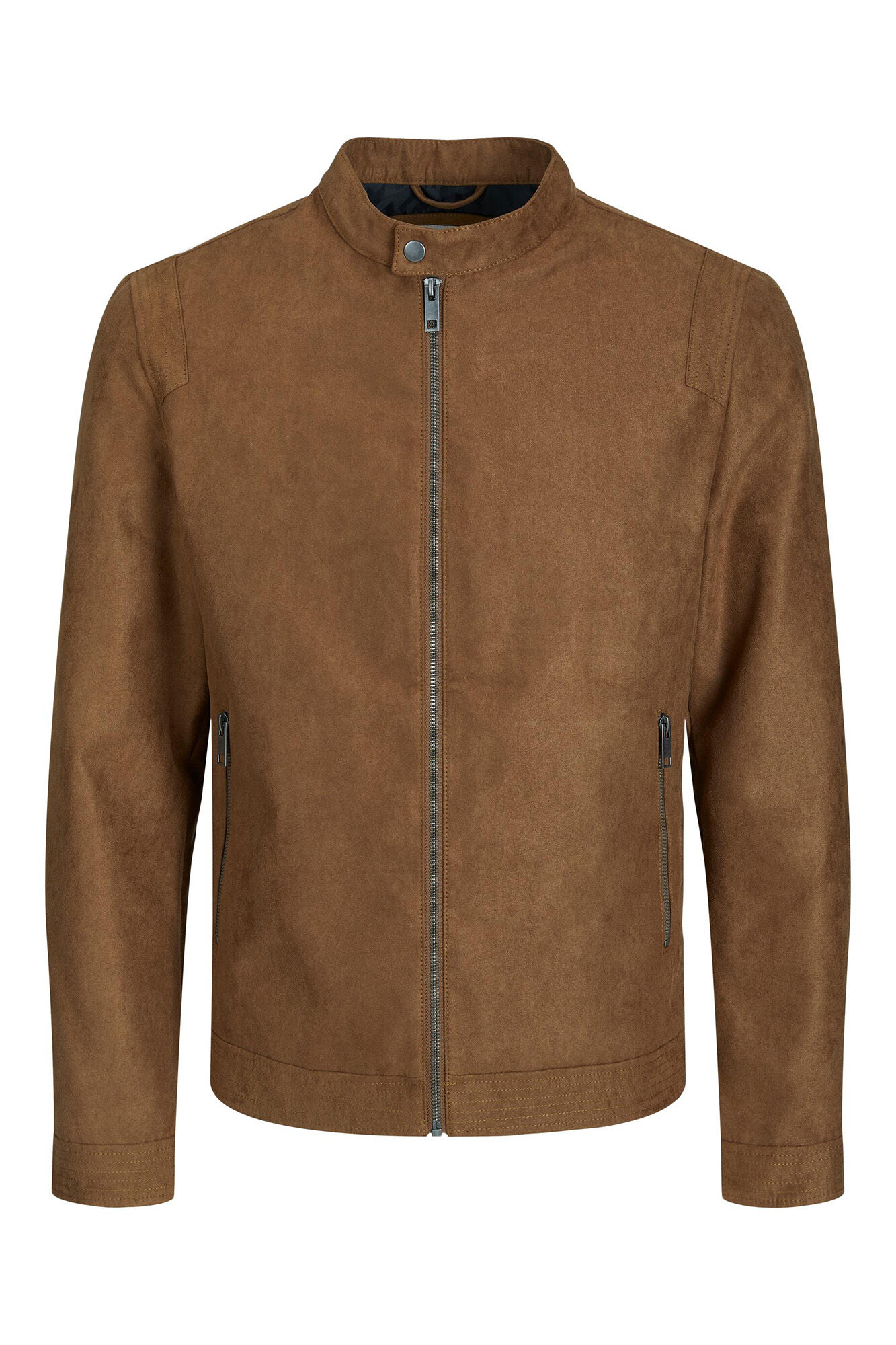 Jack & Jones PLUS Chaqueta biker efecto piel PLUS