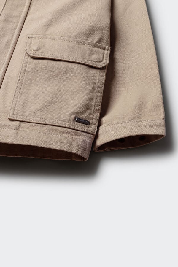 Springfield Kids Parka lavada de menino" cru