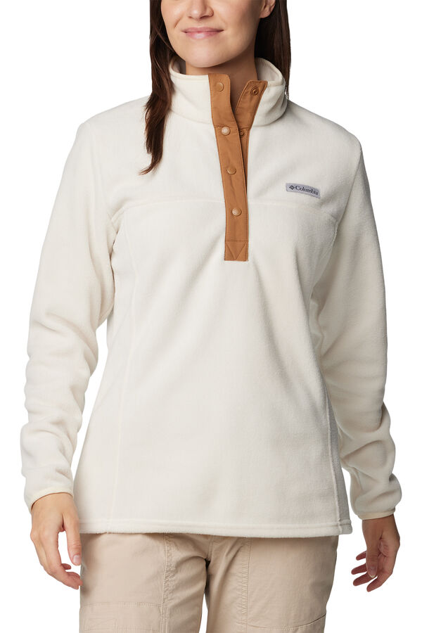 Columbia Jaqueta de fecho m&eacute;dia polar para homem Benton Springs&trade;II bege