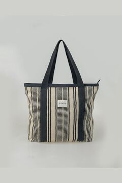 Systemaction Bolsa de tela a rayas