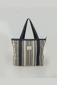 Systemaction Bolsa de tela a rayas