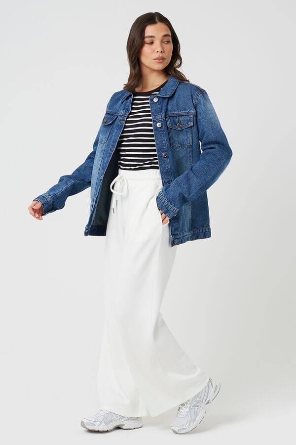 Brave Soul Cazadora vaquera oversize azul