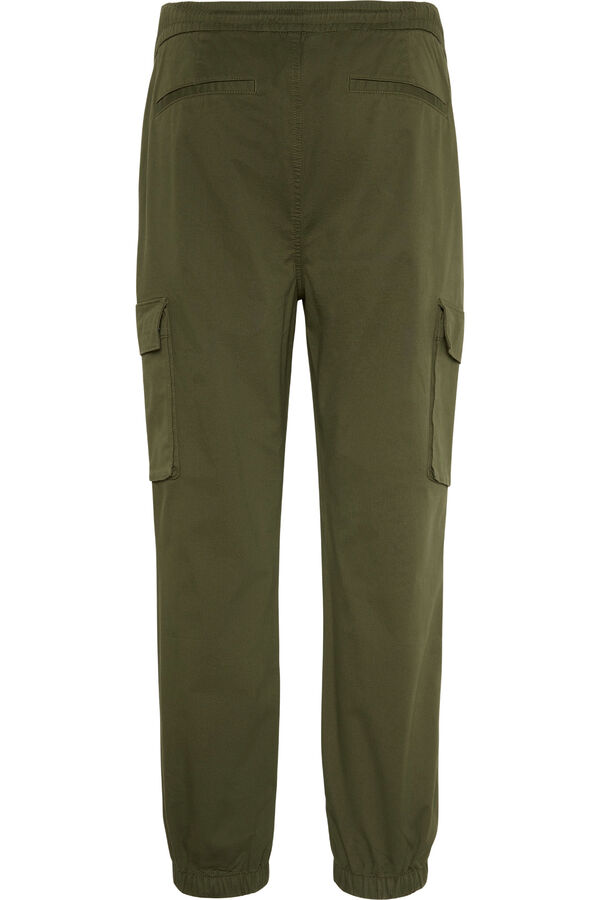 CK Jeans Skinny cargo trouser green