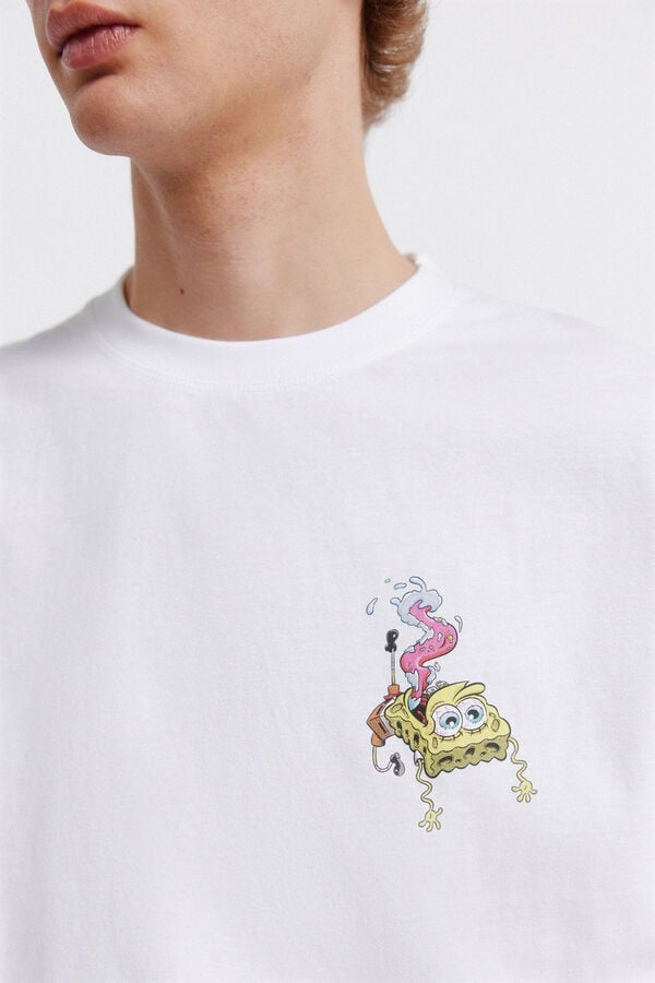 Springfield SpongeBob T-shirt white